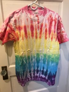 Rainbow Stripe Tie-dye